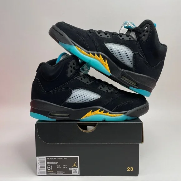Nike Air Jordan 5 Retro GS “Aqua” 2023 - Picture 1 of 4